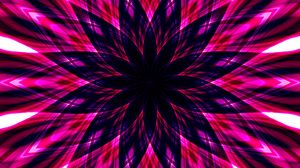 Preview wallpaper fractal, pattern, flowers, purple