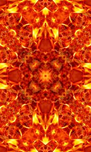 Preview wallpaper fractal, pattern, glow, fire, abstraction