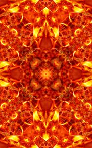 Preview wallpaper fractal, pattern, glow, fire, abstraction