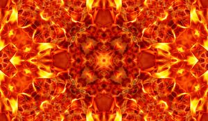 Preview wallpaper fractal, pattern, glow, fire, abstraction