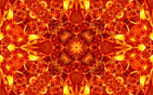 Preview wallpaper fractal, pattern, glow, fire, abstraction