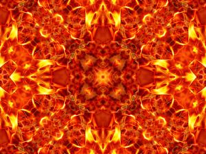 Preview wallpaper fractal, pattern, glow, fire, abstraction