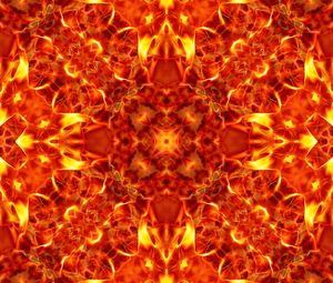 Preview wallpaper fractal, pattern, glow, fire, abstraction