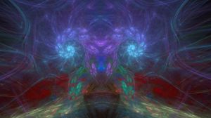 Preview wallpaper fractal, pattern, glow, colorful, abstraction