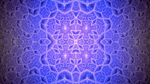 Preview wallpaper fractal, pattern, glow, abstraction, purple