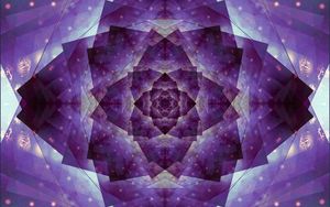 Preview wallpaper fractal, pattern, glow, purple, abstraction