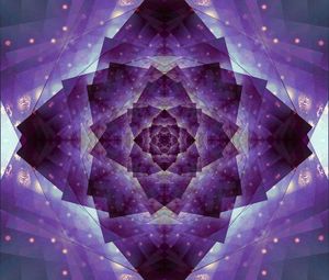 Preview wallpaper fractal, pattern, glow, purple, abstraction