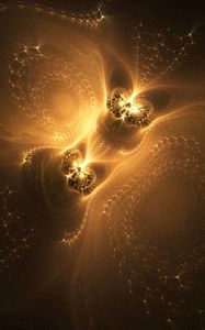 Preview wallpaper fractal, pattern, glow, network