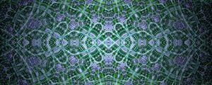 Preview wallpaper fractal, pattern, green, abstraction