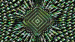 Preview wallpaper fractal, pattern, green, black, abstraction