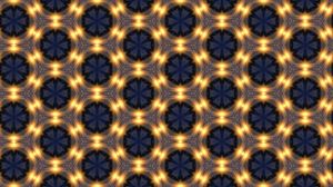 Preview wallpaper fractal, pattern, hexagon, glow