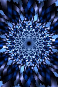 Preview wallpaper fractal, pattern, kaleidoscope, abstraction, optical illusion