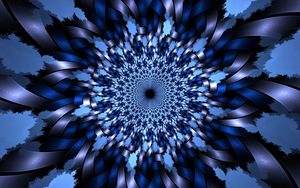 Preview wallpaper fractal, pattern, kaleidoscope, abstraction, optical illusion