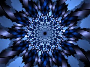 Preview wallpaper fractal, pattern, kaleidoscope, abstraction, optical illusion