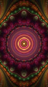 Preview wallpaper fractal, pattern, kaleidoscope, colorful, abstraction