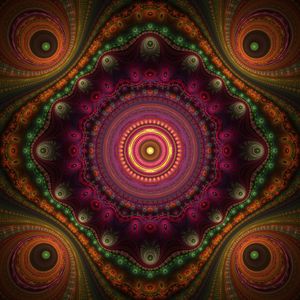 Preview wallpaper fractal, pattern, kaleidoscope, colorful, abstraction