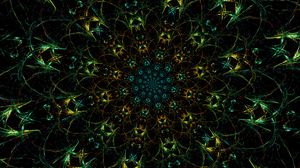 Preview wallpaper fractal, pattern, kaleidoscope, abstraction, perspective