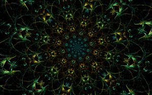 Preview wallpaper fractal, pattern, kaleidoscope, abstraction, perspective