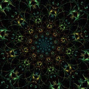 Preview wallpaper fractal, pattern, kaleidoscope, abstraction, perspective