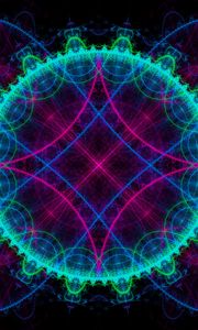 Preview wallpaper fractal, pattern, kaleidoscope, footage