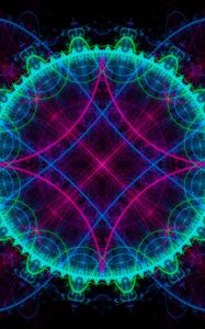 Preview wallpaper fractal, pattern, kaleidoscope, footage