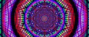 Preview wallpaper fractal, pattern, kaleidoscope, tangled, colorful, abstraction