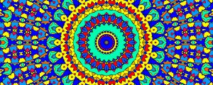 Preview wallpaper fractal, pattern, kaleidoscope, circles, abstraction, colorful