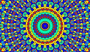 Preview wallpaper fractal, pattern, kaleidoscope, circles, abstraction, colorful