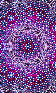 Preview wallpaper fractal, pattern, kaleidoscope, abstraction, purple