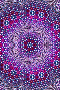 Preview wallpaper fractal, pattern, kaleidoscope, abstraction, purple