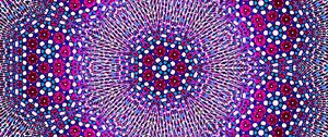Preview wallpaper fractal, pattern, kaleidoscope, abstraction, purple