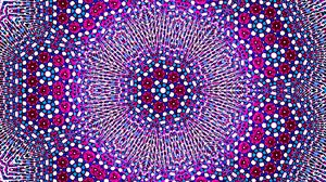 Preview wallpaper fractal, pattern, kaleidoscope, abstraction, purple