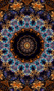 Preview wallpaper fractal, pattern, kaleidoscope, abstraction, motley