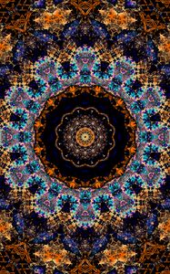 Preview wallpaper fractal, pattern, kaleidoscope, abstraction, motley