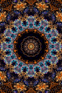 Preview wallpaper fractal, pattern, kaleidoscope, abstraction, motley