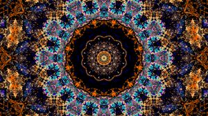 Preview wallpaper fractal, pattern, kaleidoscope, abstraction, motley