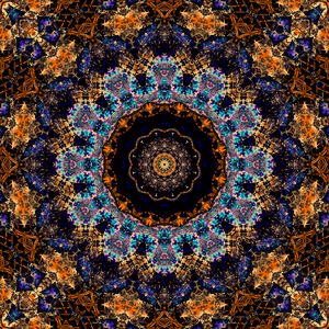 Preview wallpaper fractal, pattern, kaleidoscope, abstraction, motley