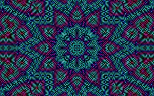 Preview wallpaper fractal, pattern, kaleidoscope, bright, abstraction