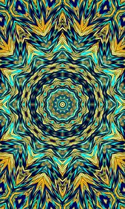 Preview wallpaper fractal, pattern, kaleidoscope, bright, motley, abstraction