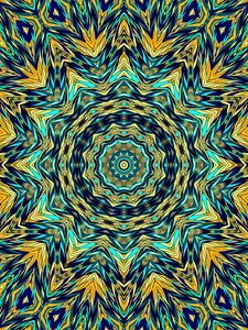 Preview wallpaper fractal, pattern, kaleidoscope, bright, motley, abstraction