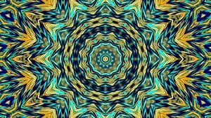 Preview wallpaper fractal, pattern, kaleidoscope, bright, motley, abstraction
