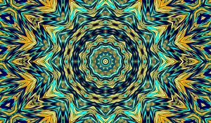 Preview wallpaper fractal, pattern, kaleidoscope, bright, motley, abstraction