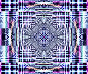 Preview wallpaper fractal, pattern, lines, abstraction, purple