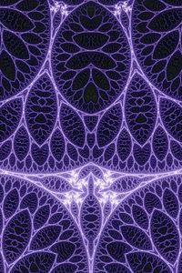 Preview wallpaper fractal, pattern, lines, glow, abstraction, purple