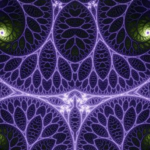 Preview wallpaper fractal, pattern, lines, glow, abstraction, purple
