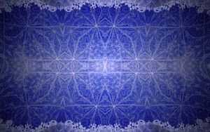 Preview wallpaper fractal, pattern, lines, blue, abstraction