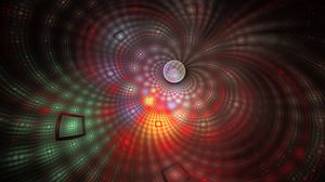 Preview wallpaper fractal, pattern, lines, glow, abstraction