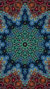 Preview wallpaper fractal, pattern, lines, abstraction, colorful, motley