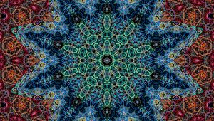 Preview wallpaper fractal, pattern, lines, abstraction, colorful, motley