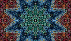 Preview wallpaper fractal, pattern, lines, abstraction, colorful, motley